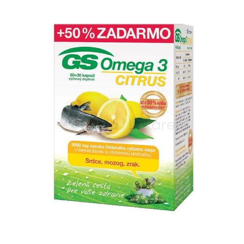 gs Omega 3 Citrus 60+30cps 757046 xxx