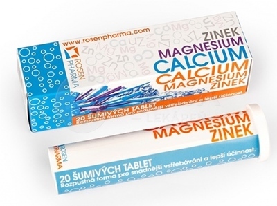 RosenPharma Zinok, Magnesium, Calcium