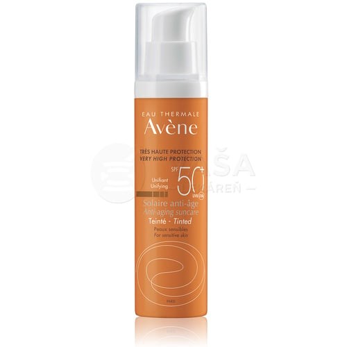 Avene Tónovací anti-age krém na opaľovanie na citlivú pleť SPF50+