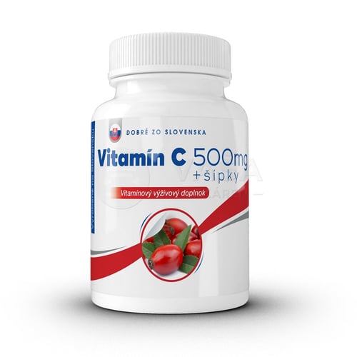 Dobré zo Slovenska Vitamín C 500 mg + šípky