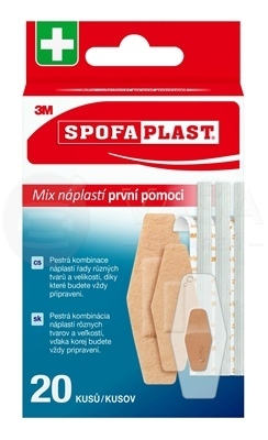 3M Spofaplast č. 607 Náplasti prvej pomoci (mix veľkostí a druhov)