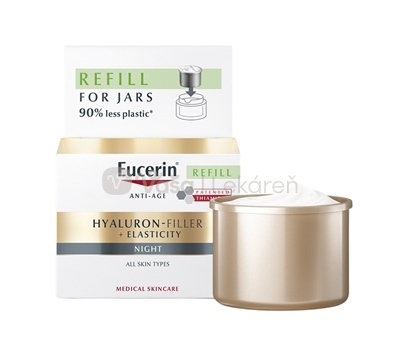 Eucerin Hyaluron-Filler + Elasticity Nočný anti-age krém (Náhradná náplň)
