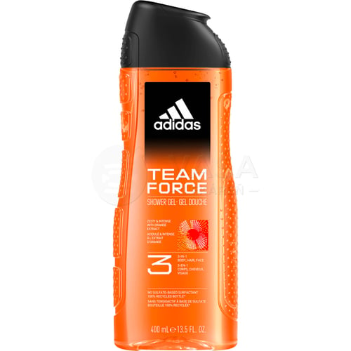 Adidas Men New Team Force Sprchový gél 3v1