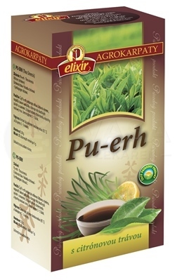 Agrokarpaty Pu-Erh čaj s citrónovou trávou