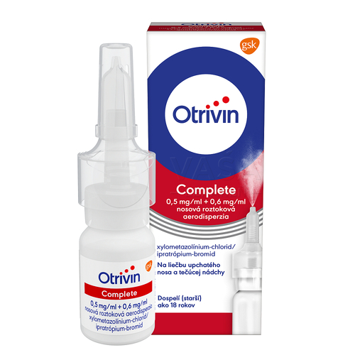 Otrivin Complete Tečúca nádcha a upchatý nos