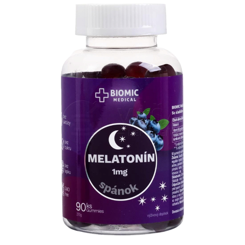 Biomic Melatonín 1 mg Gummies Spánok