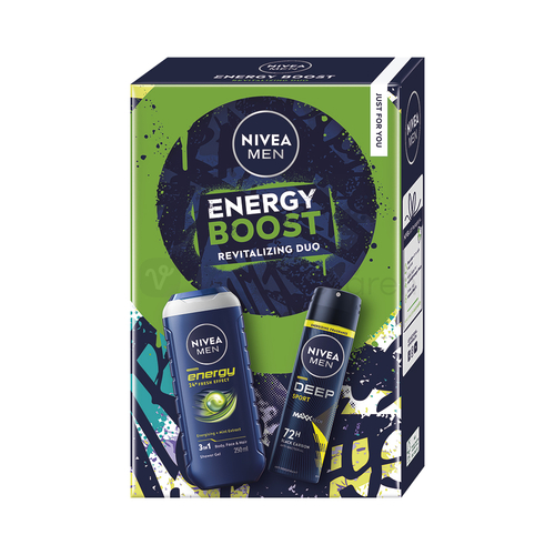Nivea Men Energy Boost (Pánska vianočná darčeková kazeta)