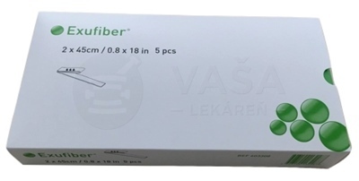 Exufiber Hydrovláknité krytie na rany (2 x 45 cm)