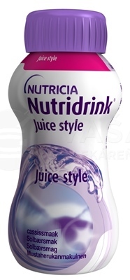 Nutridrink Juice Style Príchuť čierne ríbezle