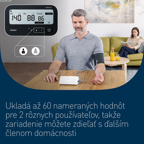 OMRON M4 Connect AFib Digitálny tlakomer na rameno