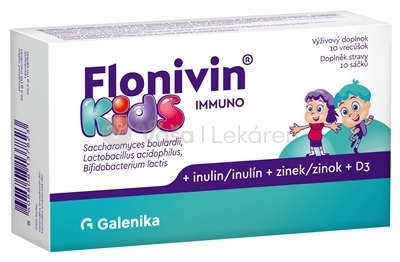 Galenika Flonivin KIDS IMMUNO (Prospešné baktérie + Inulín + Zinok + D3)