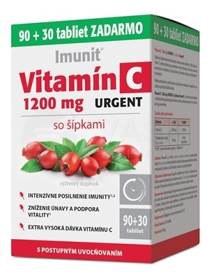 Imunit Vitamín C 1200 mg Urgent so šípkami