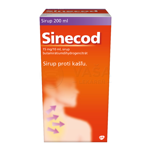 Sinecod Sirup proti suchému a dráždivému kašľu