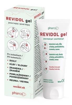 REVIDOL Gél (jemne hrejivý, pri bolestiach svalov, kĺbov)