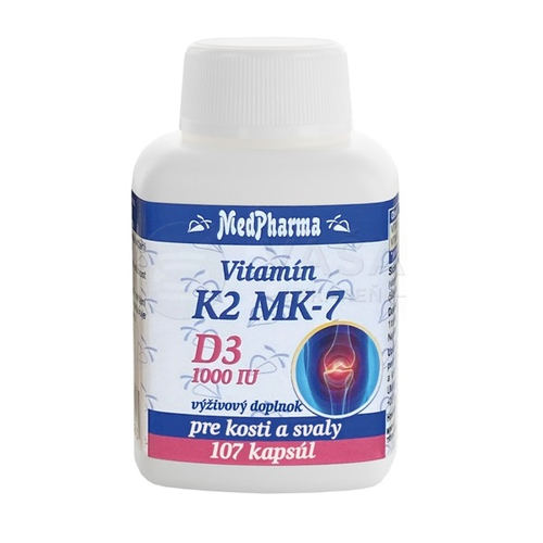 MedPharma Vitamín K2 MK-7 + vitamín D3 1000 IU