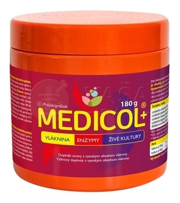 Medicol Plus – Vláknina, Enzýmy, Živé kultúry