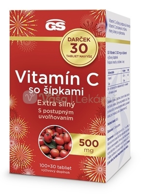 GS Vitamín C 500 mg so šípkami Darček