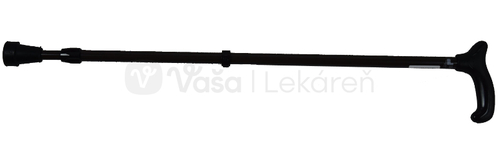 Palica nastaviteľná, ľahká, duralová, tmavohnedá