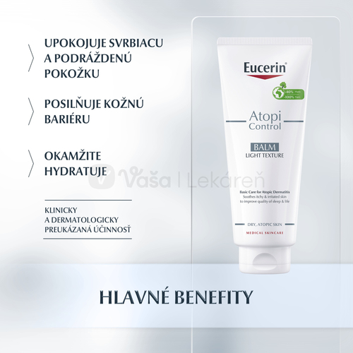Eucerin AtopiControl Ľahká telová emulzia na suchú a atopickú pokožku