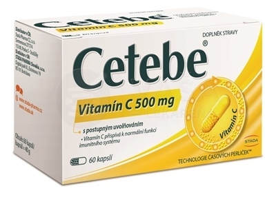 Cetebe Vitamín C 500 mg