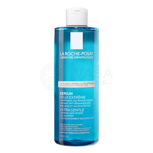 La Roche-Posay Kerium Extra jemný fyziologický šampón na citlivú vlasovú pokožku