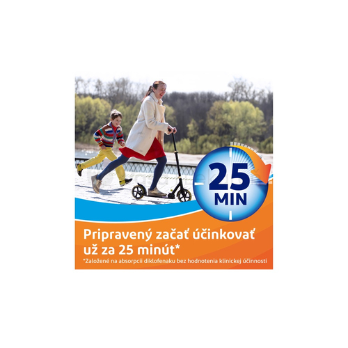 Voltaren Rapid 25 mg Na rýchlu úľavu od bolesti