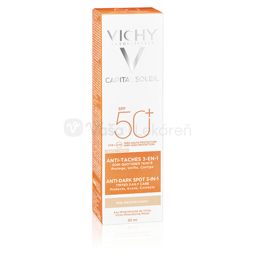 Vichy Capital Soleil Anti-Dark Spots Krém proti tmavým škvrnám SPF50+