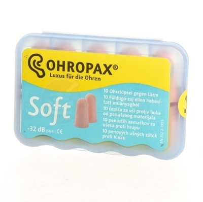 Ohropax Soft Ušné vložky v plastovom obale