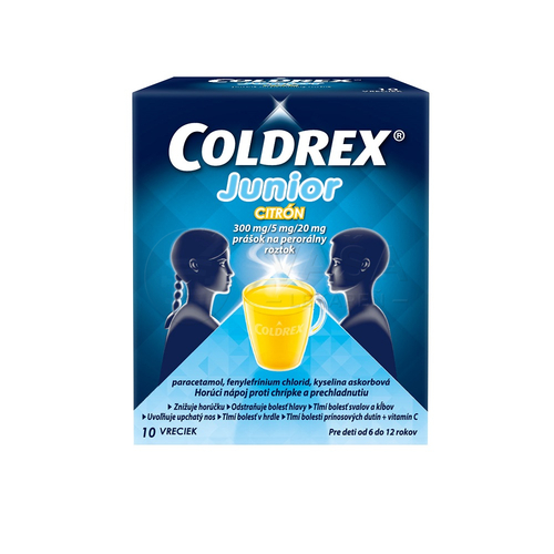 Coldrex Junior Horúci nápoj Citrón