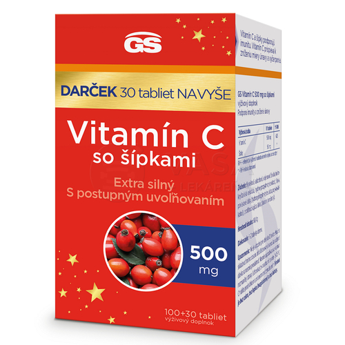 GS Vitamín C 500 mg so šípkami Darček 2023