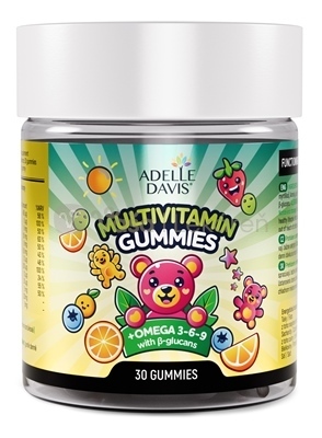Adelle Davis Multivitamin Gummies + Omega 3 + Betaglukan
