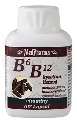 MedPharma B6, B12 + kyselina listová