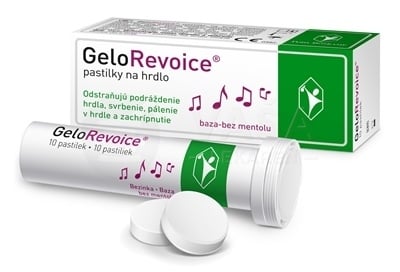 GeloRevoice Pastilky na hrdlo