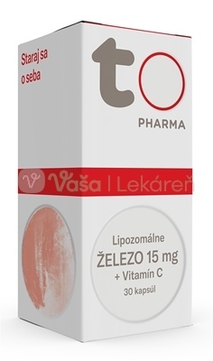 TOTO Lipozomálne Železo 15 mg + Vitamín C