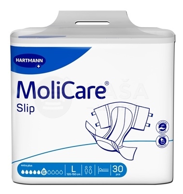 MoliCare Slip Extra Plus 6 kvapiek L Inkontinenčné zalepovacie nohavičky