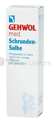 Gehwol med Schrunden Salbe Masť na stvrdnutú a popraskanú kožu