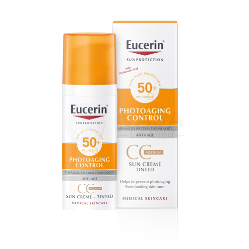 Eucerin Sun Photoaging Control Tónovaný CC krém SPF50+  (stredne tmavý)