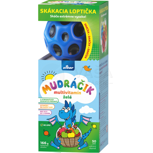 Vitar MUDRÁČIK Multivitamín želé + Darček