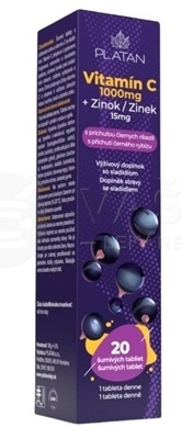 Platan Vitamín C 1000 mg + Zinok