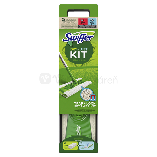 Swiffer Sweeper Dry + Wet Štartovacia sada na podlahy (Set)