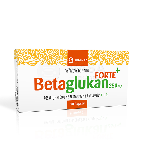 Senimed Betaglukan 250 mg Forte+ s vitamínom C a D