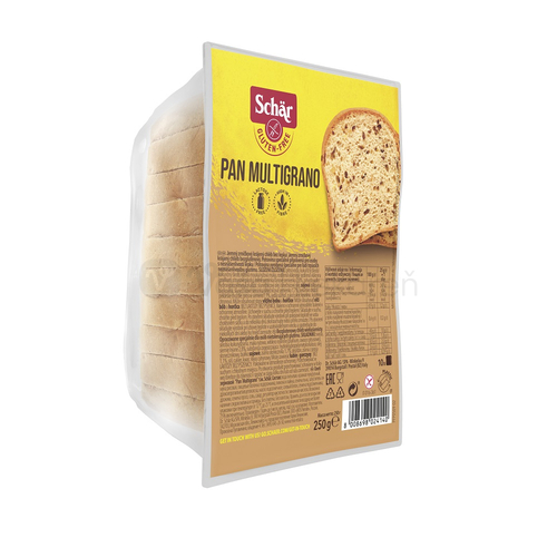 Schär Pan Multigrano Bezlepkový zrniečkový krájaný chlieb