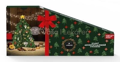 Leros Bylinný adventný kalendár Stromček (Čajová kolekcia)