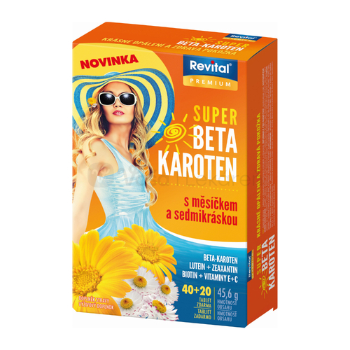 Beta Karoten Super+nechtik 40+20tbl Revital Sezxxx