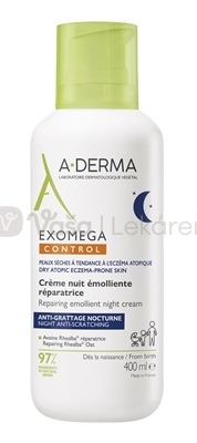 A-DERMA Exomega Control  Nočný regeneračný emolienčný krém