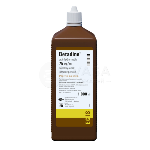 Betadine Dezinfekčné mydlo 75 mg/ml