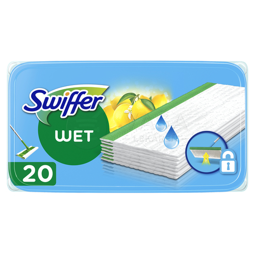 Swiffer Wet Náhradné vlhčené utierky na mop Citrus Fresh