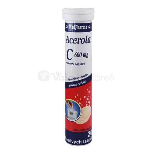 MedPharma Vitamín C 600 mg + Acerola 200 mg