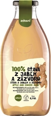 zdravo 100% ŠŤAVA Z JABĹK A ZÁZVORU