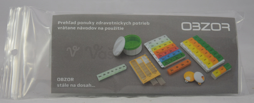 Týždenný dávkovač liekov, typ 07 (biely)